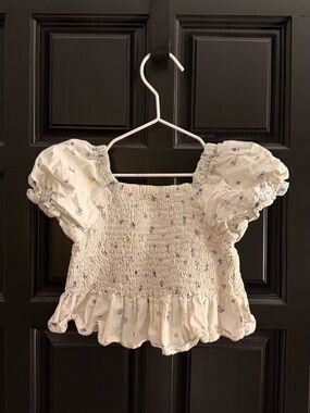 Kid 2-3T Zara shirred top